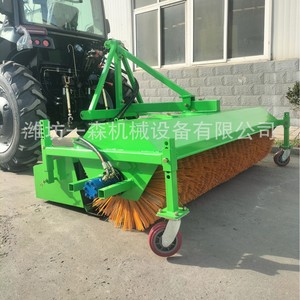 Barredora de Carreteras para Tractor Personalizada con Contenedor de Recolección Accionada por Motor Hidráulico - Product Image 1