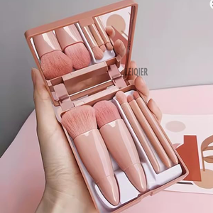Boîte de rangement rotative multifonctionnelle et portable pour pinceaux de maquillage, avec logo personnalisé, durable et pliable, anti-poussière - Product Image 4