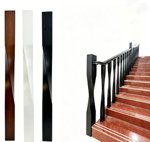 Balustre en bois d'hévéa naturel écologique Eden Spindle, facile à installer, pièces de meubles, pièces d'escalier - Product Image 1