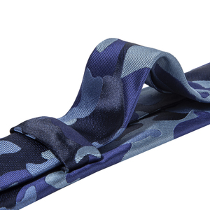 Tout nouvel emballage <span class=keywords><strong>Camouflage</strong></span> couleur <span class=keywords><strong>cravate</strong></span> 100% Polyester tissu tissé école cravates Paisley cravates pour hommes - Product Image 3