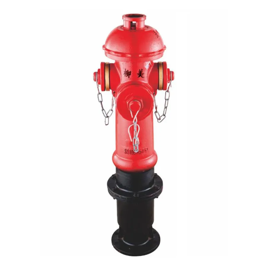 DN100 DN150 Outdoor 16Bar 2 Wege Brandschutz säule Duk tiles Hydrant aus Gusseisen