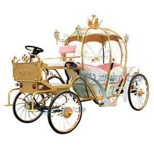 Nuevos Productos: Carroza de Boda de 6 Plazas, Carroza de Princesa Calabaza, Carroza de Caballos, Carroza de Cenicienta, Carroza de Dulces, Transporte Especial - Product Image 3