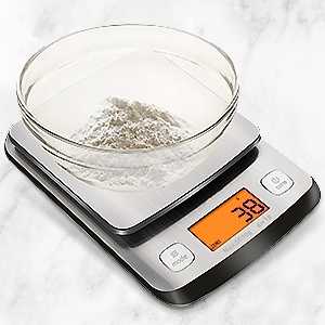 thumbnail image 2 of Wedo Optimo Steel 5000g Electronic Scale – Silver, Stainless Steel Platform, Multi-Use 2 of 5