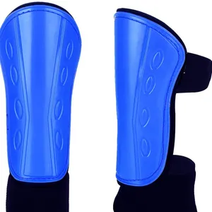 Hochwertige gepolsterte Schienbeins chutz ausrüstung Knöchel stütze Verstellbare Träger Fußball-Schienbeinsc honer