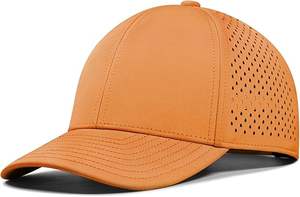 Custom Performance Snapback <b>Hat</b> for <b>Men</b> Women 6 Panel <b>Baseball</b> Cap for Golf Running Workout Quick Dry Summer Cap for Outdoor Use - Product Image 3