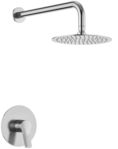 <span class=keywords><strong>Colonne</strong></span> de douche murale en acier inoxydable SUS 304 sans plomb, avec <span class=keywords><strong>mitigeur</strong></span> de douche dissimulé et finition brossée, pour <span class=keywords><strong>baignoire</strong></span> - Product Image 4