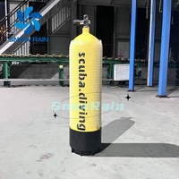 Vente d'usine - Bouteille de plongée en acier 300 bars, 18 l, bouteille d'oxygène pour plongée, 15 litres, 34CrMo4, bouteille de plongée 20 litres