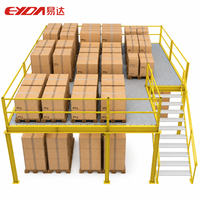 Plateforme de mezzanine modulaire et détachable pour entrepôt, stockage de palettes à charge lourde, en acier, protection contre la corrosion, installation plug-in