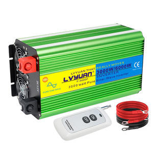 शुद्ध साइन वेव पावर इन्वर्टर सौर 24 वोल्ट ऑफ ग्रिड इनवर्टर जनरेटर 12v 24 v 48v 110v 220v कन्वर्टर 6000w 5000w 4000w 3000w - Product Image 1