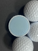 Le matériel en caoutchouc de Surlyn allument les boules rougeoyantes a mené la balle de golf rougeoyante pour la pratique de golf