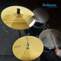 Factory Wholesale Brass Alloy Drum Crash Cymbal Set Jazz Drum Crash Cymbal Set 14/14/16/18/20 Inches