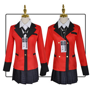 2024 BAIGE Kakegurui Cosplay disfraz jugador compulsivo Jabami Yumeko Saotome <span class=keywords><strong>Meari</strong></span> Midari Ikshima vestido Anime Kakegurui trajes - Product Image 3