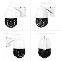 Caméra de sécurité PTZ sans fil 4G 2MP Zoom 5X Extérieur 360° °   Caméra CCTV WiFi avec vision nocturne
