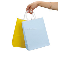 Sac en papier kraft blanc pour médicaments, artisanat, sucre, vêtements - Laminage papier, estampage à chaud pour emballage et logo