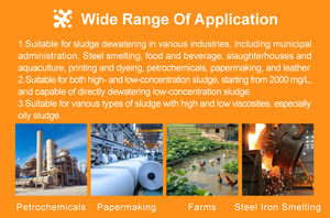 Maquinaria Industrial para Tratamiento de Aguas, Máquina Deshidratadora de Acero Inoxidable, Separador de Sólidos y Líquidos, Máquina Deshidratadora de Lodos - Product Image 6