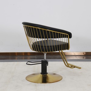 Poltrona da Barbiere Nera per Salone di Bellezza, Sedia Sollevabile per Acconciature <span class=keywords><strong>Femminili</strong></span> - Product Image 4