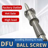 Tornillo de Bolas C1 C2 C3 C5 C7, Rodamiento Lineal de Doble Tuerca, Tornillo de Bolas de Acero DFU1605 SFU1610 SFU1605 con Juego Completo de Tuercas y Tornillos
