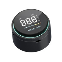 Refroidisseur de processeur liquide VALKYRIE GLA-360 BLACK AIO avec écran numérique intelligent, conception modulaire magnétique, refroidisseur d'eau pour jeux ARGB 360 mm