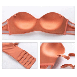 Dropshipping soutien-gorge confort à bretelles ajustées <span class=keywords><strong>Tube</strong></span> Solid Color Teen Girls Push up Wireless Bra 3/4 a B Small Cup Seamless Bra - Product Image 4