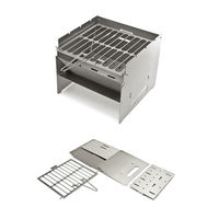 Barbecue fumoir rotatif en métal pour camping extérieur, personnalisable en usine, avec chariot à charbon motorisé, facile à utiliser, couleur et taille sur mesure