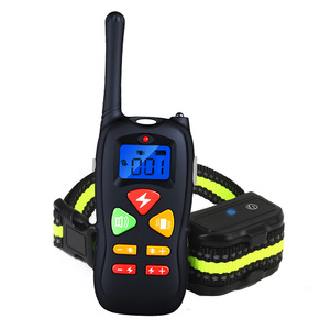 Collier de dressage intelligent pour chien avec télécommande, vibration, étanche et réfléchissant pour grands chiens - Product Image 1