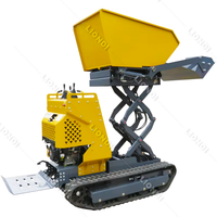 Dumper sur chenilles léger de 0,8 tonne R pour travaux agricoles et de construction