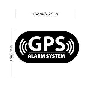 Pegatinas Reflectantes de Vinilo para Ventanas y Parachoques de Automóviles, con Advertencia de Rastreo GPS, Impermeables, Aptas para Motocicletas, BMW, <span class=keywords><strong>Toyota</strong></span> - Product Image 6