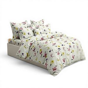 Dos Fundas de Almohada, Sábana Plana, Sábana Ajustable, Tamaño Queen, Tejido Moderno de Poliéster y Microfibra, 400 Hilos, Resistente a las Arrugas - Product Image 1