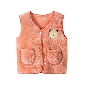 Vente en gros <span class=keywords><strong>Gilet</strong></span> épais pour enfants 2020 Automne hiver <span class=keywords><strong>Gilet</strong></span> en velours double face pour bébés Vêtements pour enfants Veste pour enfants - Product Image 1