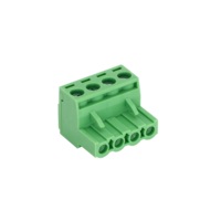 Connecteur de bornier à vis pour circuit imprimé DERKS YC100-508, bornier vert pour circuit imprimé