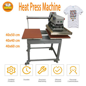Presse à chaud pneumatique double station pour sublimation <span class=keywords><strong>40x50</strong></span> 40x40 40x60 cm - Product Image 1
