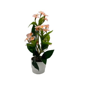Bonsái de Crisantemo Artificial Paulon de 30 cm de Alto, Rosa, Blanco y Morado, Decoración para Bodas y Hogar - Product Image 5