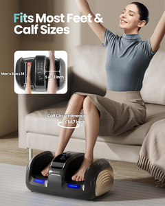 Großhandel Gesundheit Fuß <span class=keywords><strong>massage</strong></span> gerät mit Wärme Elektronische Puls Fuß-und Bein <span class=keywords><strong>massage</strong></span> gerät Tragbare elektrische 3D-Fußmassagemaschine - Product Image 4