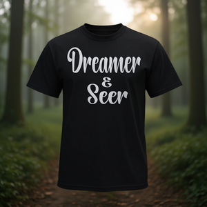 T-shirt <span class=keywords><strong>Dreamer</strong></span> & Seer noir unisexe taille adulte moyenne - Product Image 3