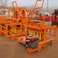 Machine de blocs de béton QMY4-45D diesel pour la ponte des œufs petit prix d'usine manuel de verrouillage des machines de fabrication de briques