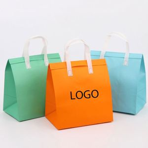 Sac isotherme en aluminium personnalisé avec logo, pour livraison de repas, imperméable, pour courses et emballage alimentaire extérieur - Product Image 2