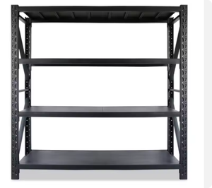Estantes de Almacenamiento de Acero Inoxidable Reforzado de Piso a <span class=keywords><strong>Techo</strong></span> Baigang SR5, Cuatro Niveles, Estructura KD Ajustable para Horno de Microondas - Product Image 1