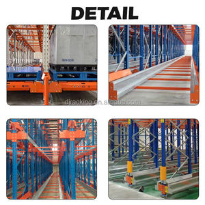 Système de rayonnage à palettes de stockage automatisé pour DJ 500-1500kg Capacité de charge Rayonnage radio bon marché Étagères empilables - Product Image 2