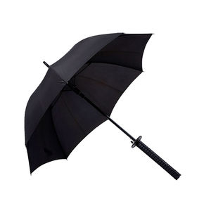 Parapluie épée japonaise <span class=keywords><strong>katana</strong></span>, 1 pièce, couleur noire, coupe-vent, qualité supérieure - Product Image 3