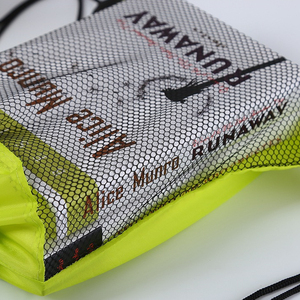 Màu Xanh Lá Cây Polyester Số Lượng Lớn Lưới Dây Kéo Túi Phòng Tập Thể Dục Thể Thao <span class=keywords><strong>Cinch</strong></span> Túi Thoáng Khí Nylon Dây Kéo Ba Lô Cho Phụ Nữ Người Đàn Ông - Product Image 5