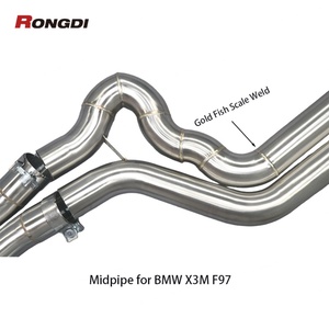 Tuyau d'échappement haute performance à longueur égale pour BMW X3M/X4M F97/F98 3.0T 2019-2023 2.76 pouces - Product Image 6