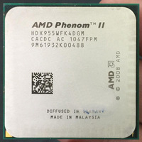 Used II X4 955 3.2GHz 6MB L3 Cache Processor Socket AM3 CPU for Desktop in Stock