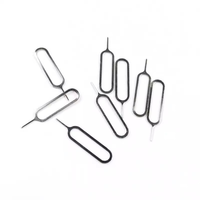 Aiguille de retrait de carte, Aiguille de réinitialisation, Outil de retrait de carte creux à extension, Accessoires pour téléphone, Emballage en carton