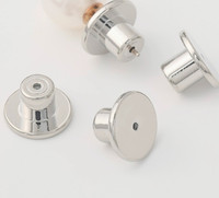 Remplacements de fermoirs de boucles d'oreilles en or 18 carats, hypoallergéniques, sécurisés pour clous d'oreilles, pour la fabrication de bijoux lourds et pendantes