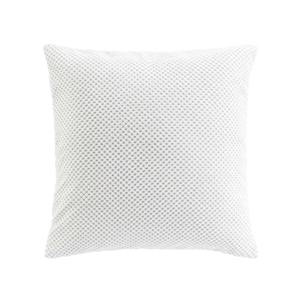 Cojín de Terciopelo Blanco JAVA con Relieve 45x45cm - Product Image 1