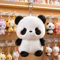 Porte-clés en peluche personnalisé en gros, pendentif mascotte doux de qualité supérieure, porte-clés en peluche, breloque créative pour sac