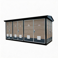 Sous-station compacte à autotransformateur intégré QZKJ pour réseau intelligent, système de distribution monophasé/triphasé 50/60Hz pour parcs industriels