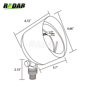 RAL-8106H thả cung cấp ngoài trời chiếu sáng tại chỗ lịch thi đấu với par36 bóng đèn cho landscapl <span class=keywords><strong>LED</strong></span> vườn ánh sáng - Product Image 2