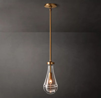 Lampe suspendue moderne d'intérieur à tête unique, abat-jour en cristal rond, finition métallique dorée, hauteur réglable, lampe de chevet pour chambre à coucher