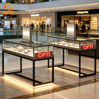Muebles de Exhibición para Ópticas, Iluminación para Tiendas, Mostrador para Gafas de Sol, Bandeja de Exhibición para Lentes Ópticas